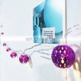 2020 Hot Sale Christmas Decoration Iron Led Fairy Morocco Ball Light Decor For Home Bedroom Indoor Strip Holiday Lighting