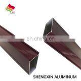 Simil Wood Aluminum Wood Finish Profile Wood Grain Powder Coating Aluminium Profile thumbnail-1