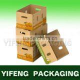 e Flut Cardboard Boxes Vegetables Fruit