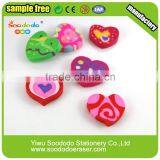 Cartoon Harmless Extruded Erasers Love Shape thumbnail-5
