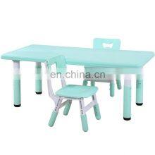 Multifunctional Plastic Baby Table and Chair Set Height Adjustable Small Portable Home Reading Study Tables Kids