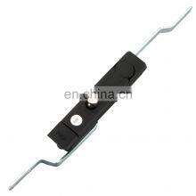 Замки с множеством точек запирания для электронных шкафов MS827, с покрытием из цинкового ПВХ, левосторонние или правосторонние, открытые, плоские