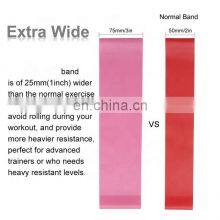 Extra Width 7.5cm Premium Resistance Loop Bands Fitness Booty Bands for Legs and Glutes thumbnail-4