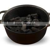 TRIONFO Pre-seasonedcast Iron Bbq Gas Grill