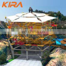 Adult And Children Playground Rope Tower Outdoor High Rope Course thumbnail-2