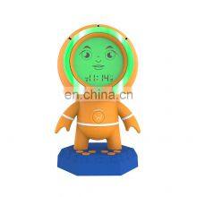 Creative Basketball Shape Projection Alarm Clock Color Luminous Wake Up Children's Alarm Clock Sleep Training Clock thumbnail-5