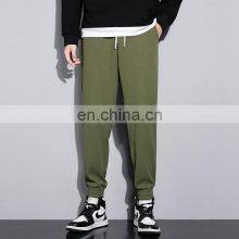 MOQ 1 Piece Men's Casual Waffle Ankle Banded Jogger Sweatpants Fashion Sports Running Gym Wear Man Pants Workout Activewear thumbnail-3