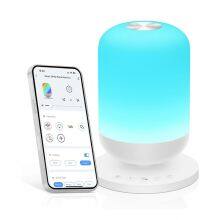 Portable Tuya Control White Noise Sound Machine With 34 Soothing Sound Voice Control With Night Light thumbnail-1