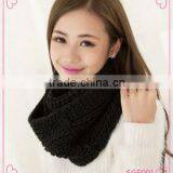 Hot Selling Fashion Infinity Solid Color Knitting Scarf for Women thumbnail-1