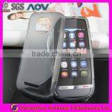 S Line Plain Phone Cases for Nokia ASha 311