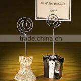 European Style Bride and Groom Photo& Card Holder Charming Wedding Decoration Party Supplies thumbnail-1