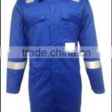 Workwear Industrial 100% Cotton & EN11612 Flame Retardant & Anti-static Reflective Safety Coverall thumbnail-3