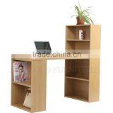 White Wood Cube Bookcase Shelf Study Room Chinese Style Bookcase (SZ-FCB386-1) thumbnail-2