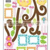 ALFOREVER the Owl Photoframe Decals,owl Photoframe Sticker thumbnail-2