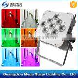 Wedding Wireless Battery Powered Led Uplight 6in1 9pcs Battery Par Light