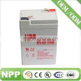 Chinese Factory 6V4AH Hot Sale Sealed Lead Acid NPP AGM for Solar Battery thumbnail-1