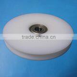 OEM Custom Drawing Sheave Pulleys Injection Molding Type UHMWPE Plastic Pulley Wheels thumbnail-2