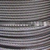 Ungalvanized/Bright steel wire rope