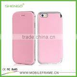 Wholesale Diamond PU Leather Flip Case for IPhone 6 thumbnail-2