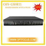 8/9 Ports Unmanaged Gigabit Ethernet Switch With Eight SFP Ports