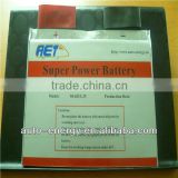 china rechargeable lithium ion pouch battery 55ah for sale