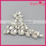Wholesale New Glass Embellishment With Silver Chain on Back WRE-254 thumbnail-4
