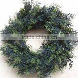 2014 China Wholesle Artificial Green Wreath for Christmas Decor From Yiwu Market