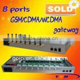 8 Channel GSM/CDMA VOIP Gateway 8 Port Usb Modem Pool