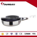 Foldable Camping Saucepan Frying Pan Stock Pot Stainless Steel Cookware Set thumbnail-3