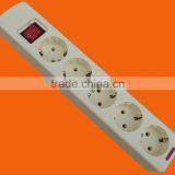 European Style 2 Way Power Extension Socket With Earth With Switch (E5002ES) thumbnail-4