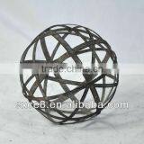 Rustic Mini Garden Decoration Metal Hollow-carved Ball thumbnail-1