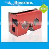New Design High Quality Cardboard 3d Glasses V2.0 Custom Logo Google Cardboard V2.0 vr Box thumbnail-2