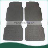 Floor Mats for SUVs Trucks Vans 4pc Set All Weather Rubber Semi Custom Fit Black