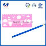 2016 New Style Office and School Supplies Plastic Letter Stencil Ruler for Engineer and Kids thumbnail-2