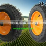 3.50-4 Hot sales Colorful Pneumatic wheel for wheelbarrow