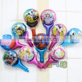 51*29cm hand holding / clapper stick balloon foil inflatable cheering stick balloons