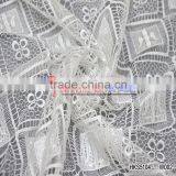 Polyester Yarn Embroidery Machine Chemical Lace Fabric For Wedding Dress thumbnail-3