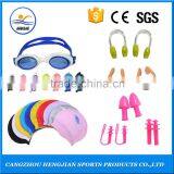 Wholesale Water Sports Swimming Equipment Printing Unique Swimming Caps Glasses