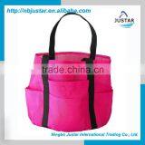 Storage Type, Wholesale Cheap Tote Bag Style Nylon Mesh Bag / Foldable Mesh Beach Towel Bag With Multi Pockets thumbnail-3