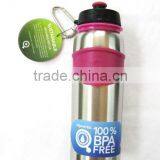 Stainless Steel Drink Water Bottle BPA Free ECO 750ml Pink Sport Water Bottle