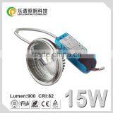 High Power 15w Dimmable Led Lamp Ar111 G53 220v With Tuv and Saa Approved External Driver