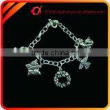 Fashion Link Bracelet With Garland Charm thumbnail-1