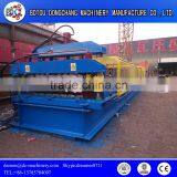 Galvanized Zinc Roofing Profile Sheet Roll Forming Machine Making Trapezoid Sheet thumbnail-4