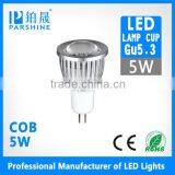 China New Product Mini Led Spotlight COB 5w Gu5.3 Led Spotlight Dimmable thumbnail-1