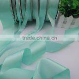 Factory Wholesale TiffanyBlue Color Polyester Satin Ribbon For Top Grade Gift Box Packing thumbnail-4