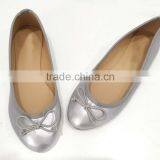 Silver Ladies Cheap Ballerina Shoes Women Ladies Flat Shoes Ballet Shoe thumbnail-2