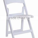 2014 Hot Sale White Plastic Wedding Folding Chair HC-P017