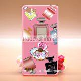 Wholesale Fashion Perfume TPU+PC Transparent Painting Phone Case With Finger Ring Holder For Oppo A33 thumbnail-1