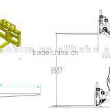 OEM Wheel Loader Optional Equipment Pallet Fork (1800*1700mm) For SDLG LG936L Wheel Loader thumbnail-5