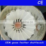 high quality goose feather badminton shuttlecock, 12 pcs for each dozen